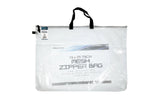 Pro Art Vinyl, 19inch x 25inch Mesh Bag with Zipper and Handle, Translucent
