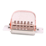 Merishopp Binder Hole Punch Stationery Paper Crafts Desk Loose Leaf Paper Hole Puncher Pink