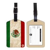Nutcase Designer Luggage Travel Baggage Tags Set Of 2 With Name Card Inside Mexico