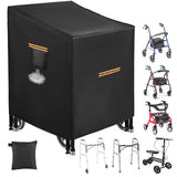 Walker Covers Waterproof,Heavy Duty 420D Cover for Rollator Walker,Universal Cover for Walker & Rollators with Wheels,Rollator A