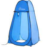 WolfWise Portable Pop Up Privacy Shower Tent, Spacious Changing Room, Dressing Room, Sun Sunshade Canopy Outdoor Rain Shelter, B