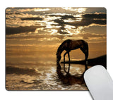 Smooffly Gaming Mouse Pad Custom,Horse Nature Personality Desings Rectangle Non-Slip Rubber Mouse Pads 9.5 X 7.9 Inch (240mmX200