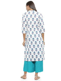 Gosriki Women'S Cotton Kurta (Kur190037-Xl_X-Large_White),X-Large,,B07QGMRCJ2