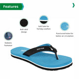Ortho Joy Extra Soft Women'S Orthopaedic Comfort Fit Slippers For Women'S Daily Use - Orth_Wsp09_Sbu_04,Sea Blue,4,B09FK9T9XX
