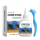 Home Stain Cleaner Gel, Washing Machine Cleaner with Brush, Home RemoverGel for Washing Machine, Refrigerator Strips, Deep Clean