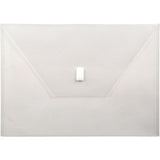 LION DesignRLine Poly Envelope, 93/8 x 13 Inches, Clear, 1 Envelope (22080CR)