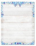 Stonehouse Collection Blur Floral Letterhead, 8.5 x 11, 60 Sheets