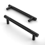 Asidrama 30 Pack 5 Inch(128mm) Matte Black Cabinet Pulls Knurled Cabinet Handles Cupboard Handles Kitchen Cabinet Hardware for C