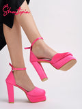 Shoetopia Women'S Heeled Sandal-3 Kids Uk (Girls-Gift-Pink)-Eu36,Pink,3,B0D4VQMGTP