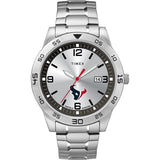 Timex Tribute Men's NFL Citation 42mm Watch - Houston Texans with Stainless Steel Expansion Band
