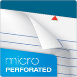 Tops 63379 Double Docket Writing Pad, 8 1/2 X 11 3/4, Legal/Wide, White, 100 Sheets