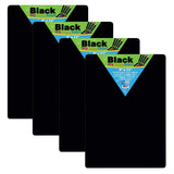 Flipside Products Black Dry Erase Boards, 9 x 12, Pack of 4 (FLP40065-4)