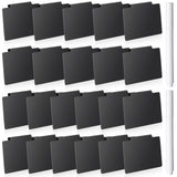 Chinco 24 Pcs Basket Label Clips Set Include 30 Removable Kitchen Clip Label Holder PVC Storage Bin with 2 Chalk Markers for Bas