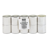 PM Company 09325 Credit/Debit Rolls, 2Ply, 21/4Inch x70Ft, 10/PK, WE