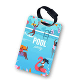 Funcart Pool Party Theme Luggage Tag