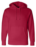 Independent Trading Co. Heavyweight Hooded Sweatshirt - Red, S