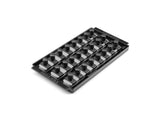 TEKTON 1/2 Inch Drive 3-Rail Socket Organizer Set, Gray (24-Tool) | OST25324 | Made in USA