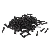 uxcell 2mm x 10mm Threaded Carbon Steel Hex Head Self Tapping Screws 100pcs