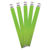 Advantus Crowd Management Tyvek Wristbands, Sequentially Numbered, Green, Pack Of 500 (75511)