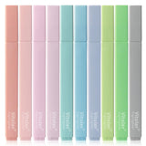Vitoler Bible Highlighters with Soft Chisel Tip,10Pcs,Lake Colors,Aesthetic No Bleed Bible Highlighter Pastel,Cute Highlighters