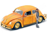 Jada Transformers Bumblebee Movie Volkswagen Beetle Diecast Car, 1:24Scale Vehicle & 2.75 Charlie Collectible Figurine