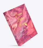 Brown Cloud Personalized Gold Foil Printed Cover (Dream Believe Achieve) Notebook/Diary/Journal Customized Message/Quote/Name/Ph