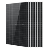 SUNGOLDPOWER 590W Bifacial Solar Panel 10PCS,N-Type 16BB,High Efficiecy Up to 30% Extra Power,Vmp 44.4V/PCS,for 24V/48Vdc Home B