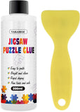 iDream Clear Jigsaw Puzzle Glue with Precision Applicator NonToxic, QuickDry, WaterSoluble Sealant for Preserving Puzzles u