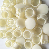 YEJI 50PCS 5/8, 16mm, 0.63in Panel Plugs Hole Plugs (Mounting Hole: 15.8-16mm), Plastic Flush Type Hole Plugs, Home Furniture Fa