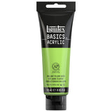 Liquitex BASICS Acrylic Paint, 118ml (4oz) Tube, Brilliant Yellow Green