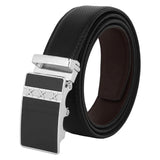 Zacharias MenS Pu Leather 35 Mm Reversible Belt Sl05 (Black_4Xl) (Pack Of 1)
