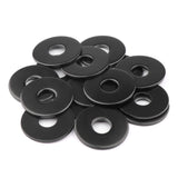 15PCS 1/2 x 1-1/2 Black Fender Washers, 18-8(304) Stainless Steel Flat Fender Washer for M12 Bolts, 1/2 ID x 1-1/2 OD, 0.1'' Thi