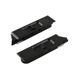 Brixwell Snap in Tilt Latch Left and Right Pair, Plastic Material, Dark Brown Finish, 2-21/32 Length, 3/32 Stile Snap Size, 3/8