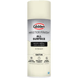Glidden Master Finish 12 oz. Satin In the Buff Interior/Exterior All Surface Spray Paint and Primer