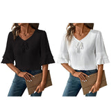Toplot Fashion Women Tops || Shirt For Woman || Trendy Top For Women || Western Tops For Woman Stylish || Value Pack (Pop-Tshirt-5231-Black-White-M),Black - White,,B0FCS6NPWR