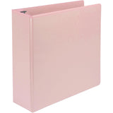 Samsill Plant-Based 3 Inch Durable D-Ring, Made in USA, View Binder, Eco-Friendly, USDA Certified Biobased, Single, Rose