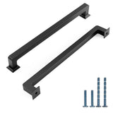 KNOKLOCK 10 Pack 8.8 Inch(224mm) Kitchen Cabinet Handles Matte Black Cabinet Pulls Kitchen Cabinet Hardware Drawer Pulls for Dre