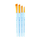 Royal Brush : 4Pc Golden Taklon Angular Brush Set