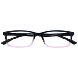 OPULIZE SEE Reading Glasses with Blue Light Blocking for Women and Men, Narrow Frame, Spring Hinges, Computer Gaming Glasses, Bl