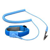 Anti Static Wrist Strap, 11 Anti Static Wristband Grounding Bracelet with Alligator Clip and Extendable Long Cable, Fits Wrist C