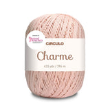 Circulo Charme Yarn for Crochet and Knitting - 433 yds - 100% Mercerized Brazilian Virgin Cotton - Soft Sport Weight - Color 756