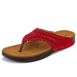 Ortho Joy Doctor Slipper For Women Fancy || Orthopedic Women'S Slipper || Regular Wear Slippers For Women,Cherry,6,B0C3ZZZ8H2