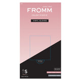 Fromm Disposable Powder-Free Black Vinyl Gloves for Hair Coloring, Hair Dye, Chemical Treatments, Comfortable, Flexible Fit, Tea