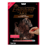 Royal & Langnickel Copper Foil Engraving Art Kit 8X10Kitten & Puppy, Multicolor
