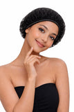 V Surz Black Surgical Head Cap Disposable & Reusable Medical Scrub Cap For Doctors, Nurses & Ot Staff | Comfortable, Breathabl