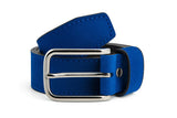 Exotique MenS Blue Casual Genuine Leather Belt(Bm0006BlS)
