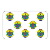 Qty: 5 | Official Seal ID Card Hologram Overlay with Adhesive Back