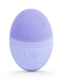 EZBASICS Facial Cleansing Brush Made with Ultra Hygienic Soft Silicone, Waterproof Sonic Vibrating Face Brush for Deep Cleansing