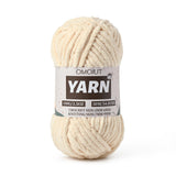 Fluffy Chunky Chenille Crochet Yarn, Baby Yarn for Crocheting Soft Blanket, Bulky Velvet Yarn(100g/54.8yds), Plush Amigurumi Yar