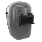 FibreMetal by Honeywell Tigerhood Classic Thermoplastic Welding Helmet with Speedy Loop Hard Hat Mount, Gray (5906GY) Medium